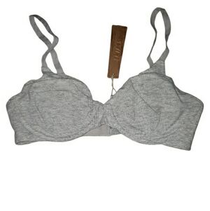 NWT SKIMS Cotton Jersey T-Shirt Bra- 32D